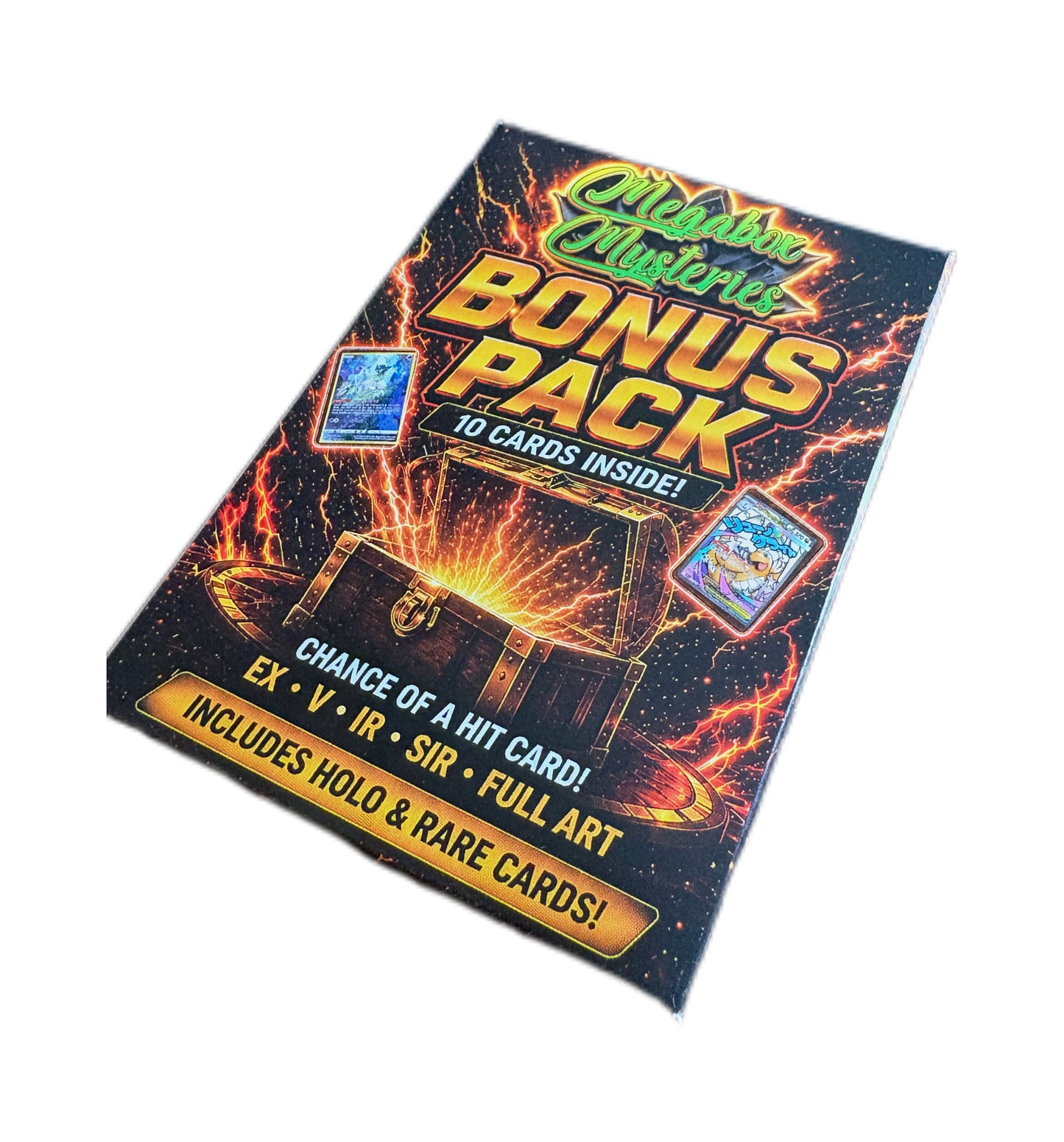 🎁 Megabox Mysteries - Bonus Pack - x10 official Pokémon Cards (100% off)