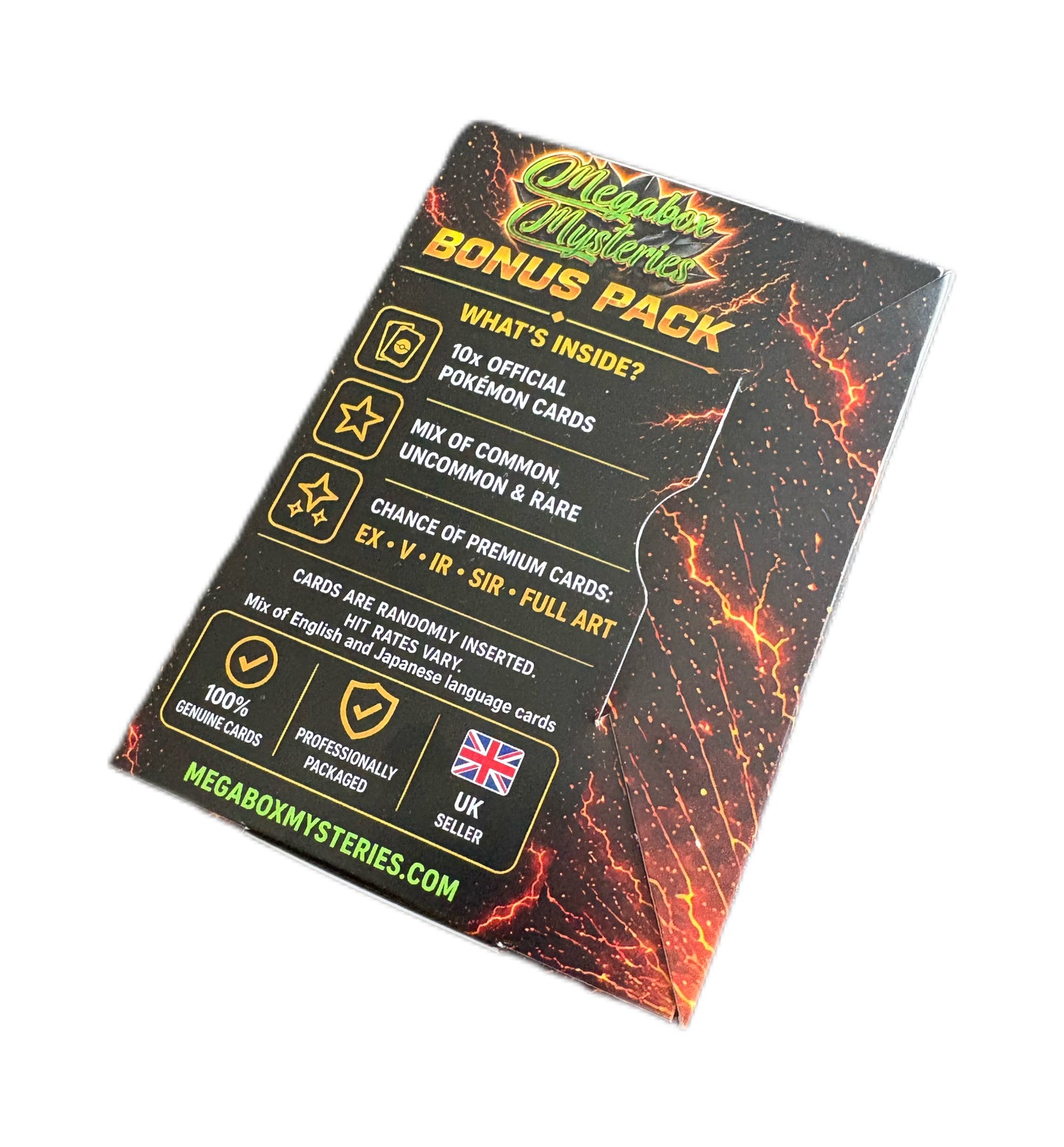 Megabox Mysteries - Bonus Pack - x10 official Pokémon Cards