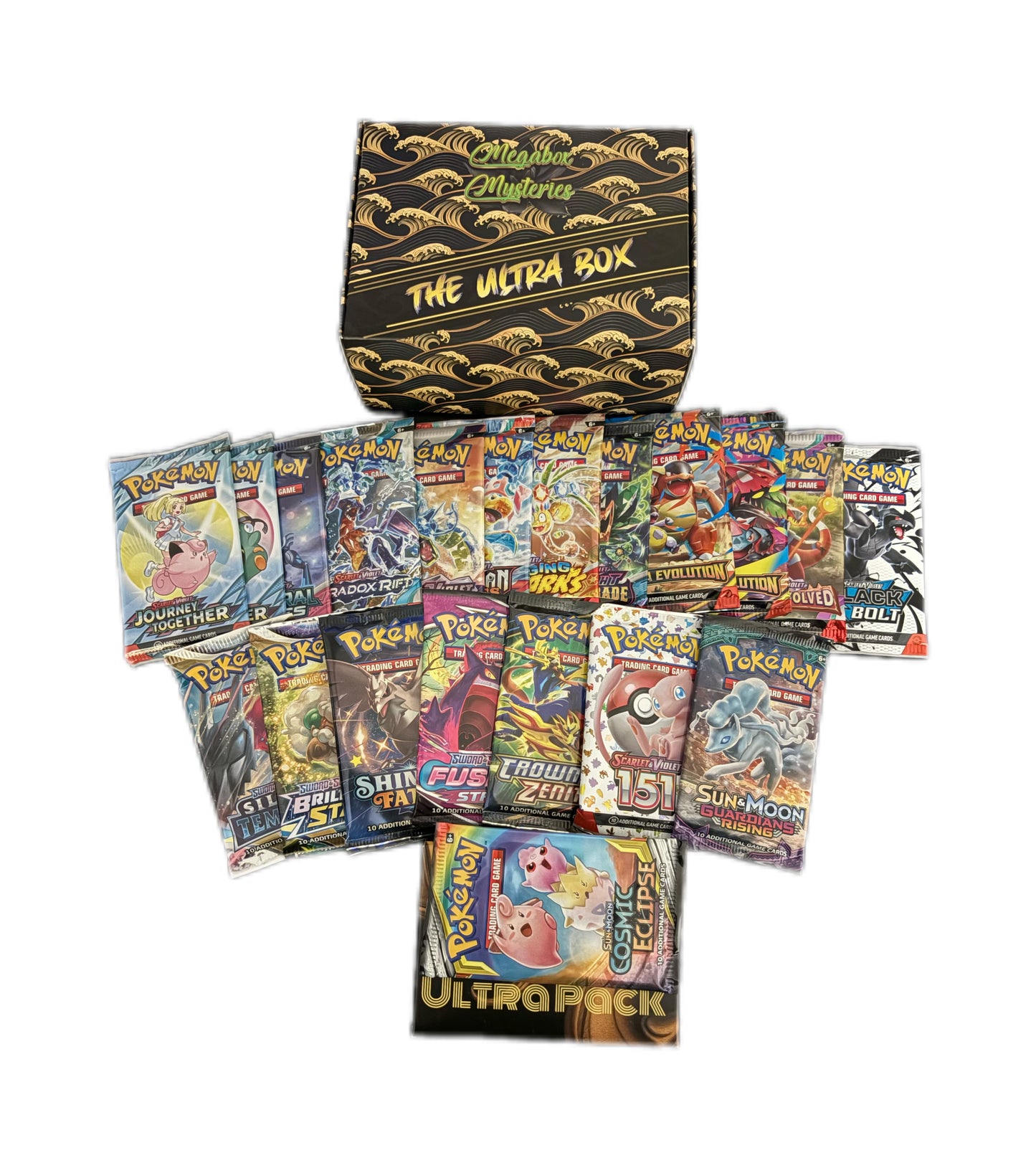 The Ultra Box - 20 English Pokémon Booster Packs