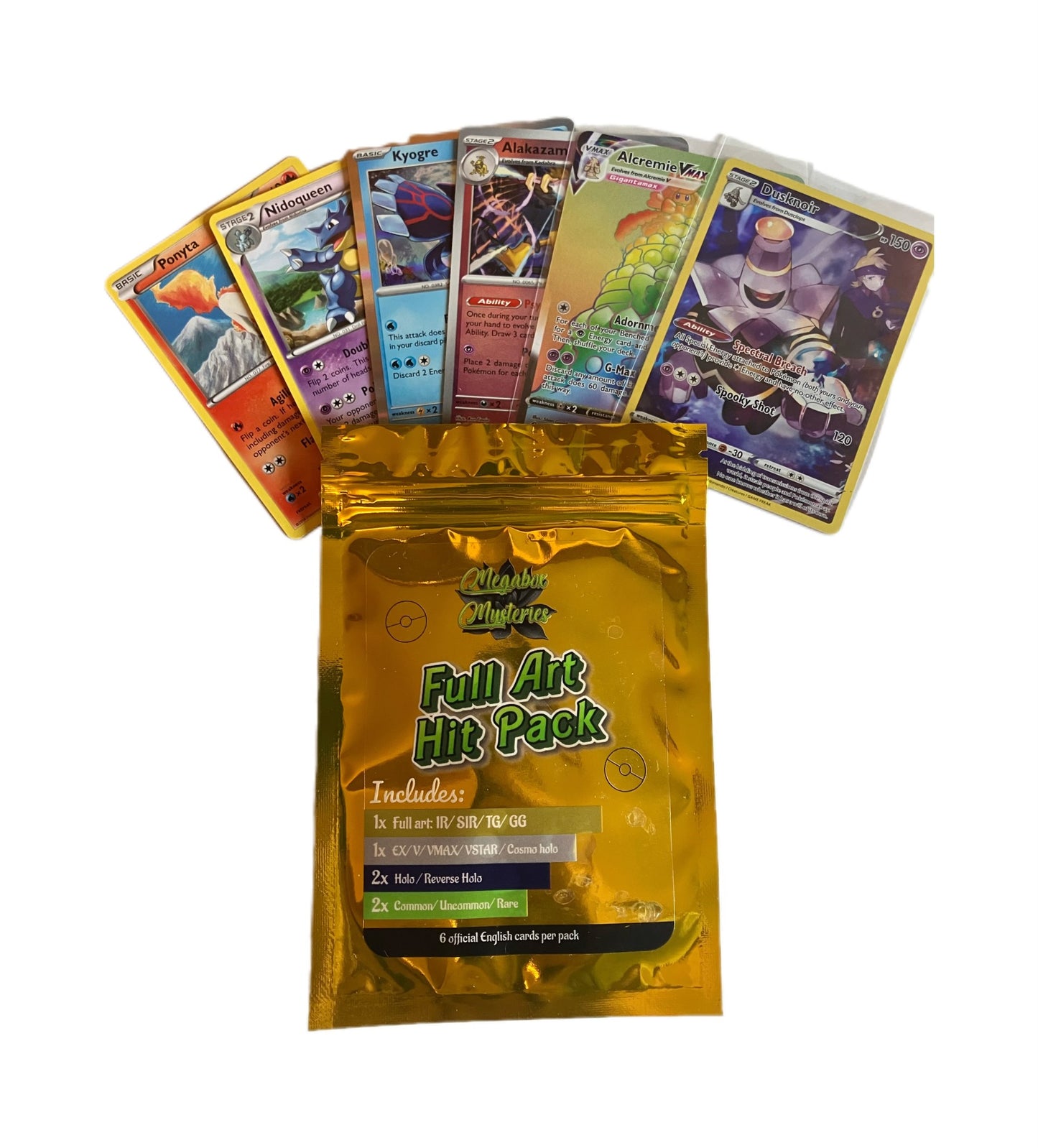 Megabox Mysteries Full Art Hit Pack - English