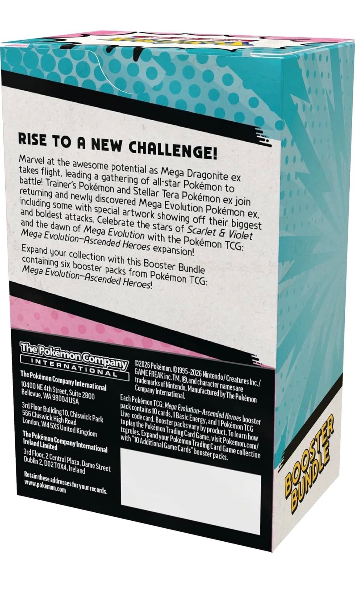 Pokémon TCG - Ascended Heroes Booster Bundle - Brand New and Sealed