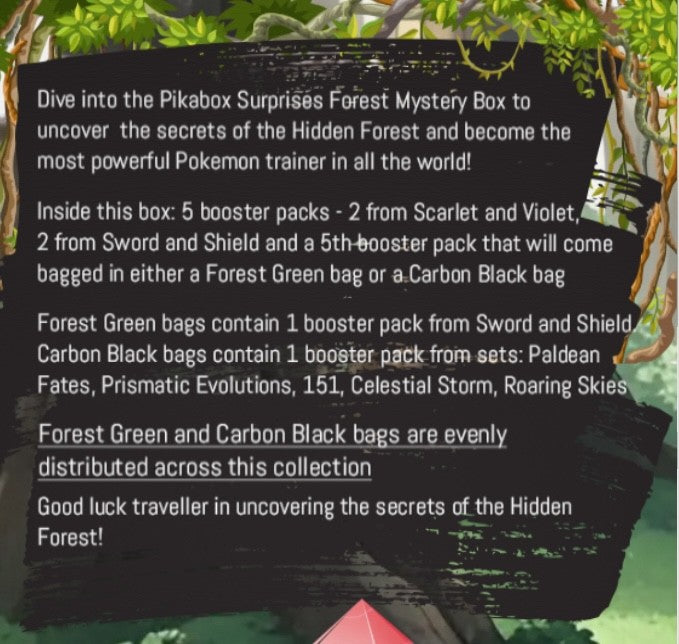 Forest Mystery Box Pokemon