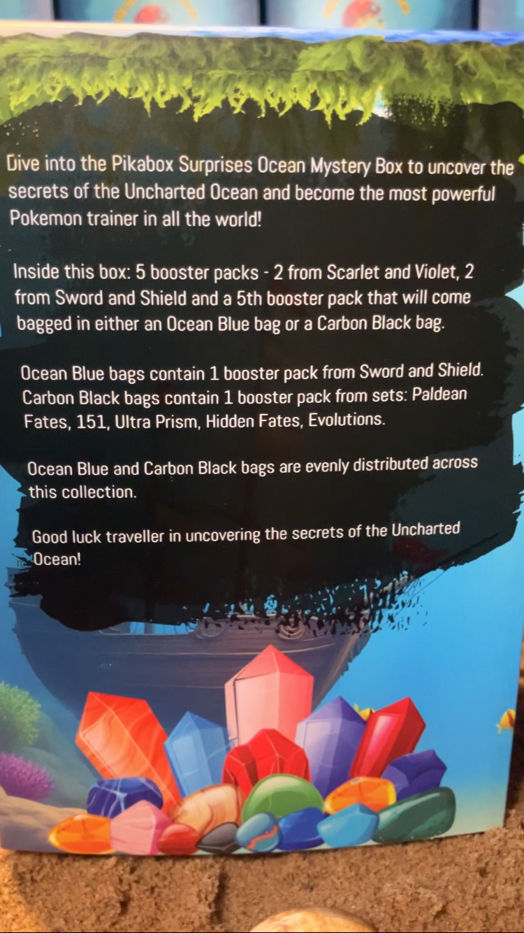 Pokemon Ocean Mystery Box